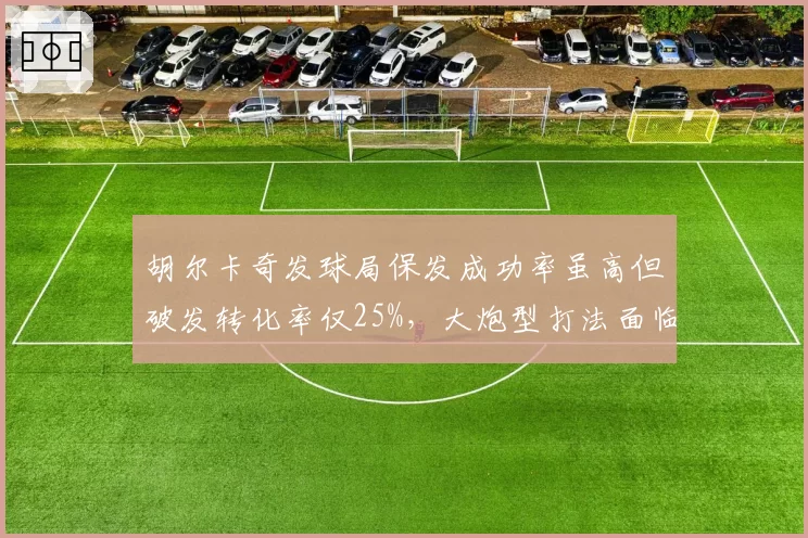 胡尔卡奇发球局保发成功率虽高但破发转化率仅25%，大炮型打法面临战术瓶颈